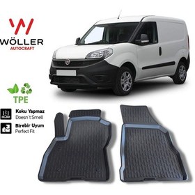 Resim Fiat Doblo Van Paspas 2010 Sonrası 3d Havuzlu Wöller Paspas 