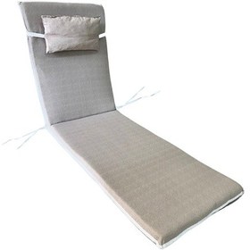 Resim Taşınabilir Fermuarlı Şezlong Minderi Yastıklı Plaj Kamp Çadır Yatağı 50x180x5 Cm Diğer 