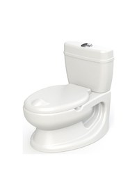 Resim Dolu Beyaz Eğitici Bebek Tuvalet Lazımlık Beyaz 