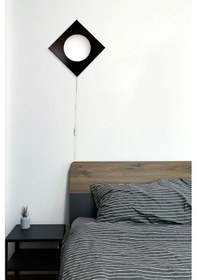 Resim Kare Aplik Fişli Siyah 