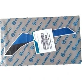 Resim Cf Moto Sr 250 Sol Far Muhafaza Mavi Etiket ( Sticker ) Orijinal 