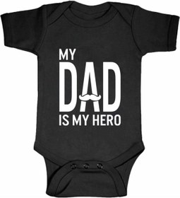 Resim venüsdijital Unisex Bebek Siyah Bıyıklı Tasarım Baskılı Zıbın 