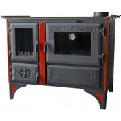 Resim Sabah S105 Lüks Şömine Kuzine Soba Odun Kömür Sobası 