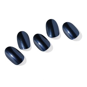 Resim N Navy Chrome Jel Tırnak 30 Adet, 2 Kullanım 
