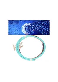 Resim Yaleker 12 Iplikli Lc/upc Tek Modlu Fiber Optik Jumpers, Seramik Ferrule Ve Pvc Malzeme İle Düşük Enjeksiyon Kaybı, 1.5m Uzunlukta 