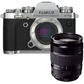 Resim Fujifilm X-T3 Gümüş + XF18-135mm Kit 