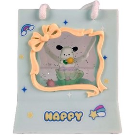 Resim Kar Küresi Yeni Yıl Yılbaşı Hediyelik Plastik Alışveriş Poşeti Llm-hdy0048 