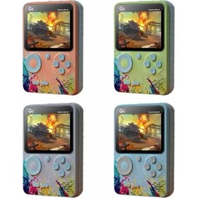 Resim Cm Store Game Box Mini 500 Adet Retro Oyun Taşınabilir Oyun Konsolu 