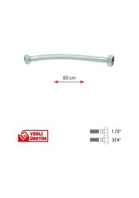Resim Bağlantı Hortumu 1/2' ' -3/4' 80 Cm 