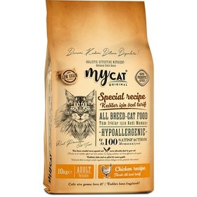 Resim Mycat Az Tahıllı Urinary Tavuk Etli Yetişkin Kedi Maması 10 KG 