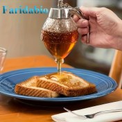 Resim Faridabio Gıda Sınıfı Bal Dağıtıcısı - 1 adet Jam & Şerbet Sıkma Şişesi Depolama Rafı ile, Dayanıklı Sos ve Baharat Dağıtıcısı, Sadece Elde Yıkanabilir, Ev veya Restoran Kullanımı için Mükemmel Hediye Fikri, Baharat Dağıtıcısı | Zarif Şişe Tasarımı | Dayanıklı Plastik, Bal Dağıtıcısı 