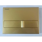 Resim Visam Karina Altın Sarısı Gömme Rezervuar Kumanda Paneli (Buton) Altın Sarısı Boyalı Parlak Gold 