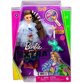Resim Barbie Extra Sarı Ceketli Bebek GYJ78 