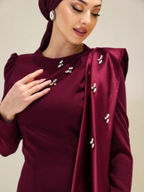 Resim Tegan Tesettür Abiye - Bej / 44 