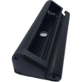 Resim Scs Pazar 12 Modül Açılı Alüminyum Priz Kasası Seti Eloksal+Siyah Boş 