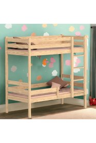 Resim MiniWood Markaawm Wooden Çocuk Ve Genç Odası Ranza 90x190 