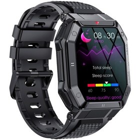 Resim Springsun Lemfo K55 Açık Hava Akıllı Spor Saati 1.85'' Ips Tam Dokunmatik Ekran Sağlam Akıllı Saat (İthalatçı Garantili) 