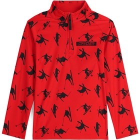 Resim Spyder Ski Day 1/2 Zip Erkek Çocuk İçlik Üst Mavi 
