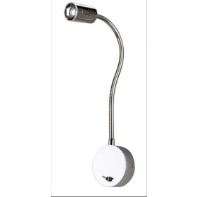 Resim Akdeniz Aydınlatma Elektrik Malzemeleri Ledli Okuma Lambası Yatak Başı Otel Tipi 