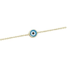 Resim Glorria Glorria Altın Nazar Bonculuğu Bileklik Sarı Altın 