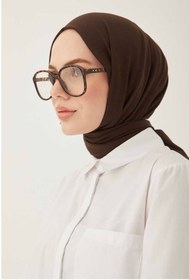 Resim Mides scarf Pamuk Cazz Şal Acı Kahve 