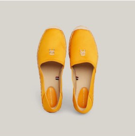 Resim Tommy Hilfiger Satin Flat Kadın Turuncu Espadril 