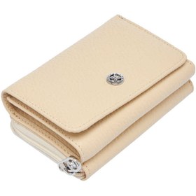 Resim Krem Deri Kadın Cüzdan - S1CB00005798-N30 