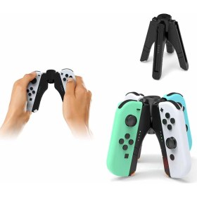 Resim Jingyi Nintendo Switch Için Şarj Cihazı Şarj Istasyonu 4'ü 1 Arada Anahtar Joycon Denetleyici Şarj Cihazı C Tipi Şarj Kablosu ile Şarj Dock Standı (Yurt Dışından) 