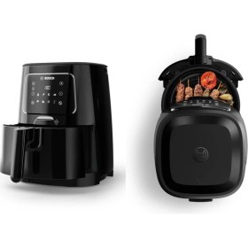 Resim Siyah Hızlı Hava Fritözü, Sağlıklı ve Pratik Pişirme Cihazı 