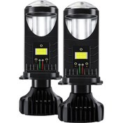 Resim Xiyyadms H4 Led Far Farları Seti, 80w 6000k Beyaz Işık, Ip68 Su Geçirmez, 2'li Paket, Araç Aydınlatma Çözümü 
