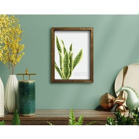 Resim Bk Home Doğal Masif Ahşap Çerçeveli Tablo-3 (551055125) 