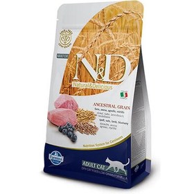 Resim ND Düşük Tahıllı Kuzu Yaban Mersini Kedi Maması 1,5 Kg 