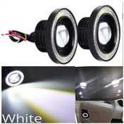 Resim Xuweiwei Universal Araba Farı Melek Göz Işıkları 2 Adet Beyaz Ve Mavi Renk Seçenekli 