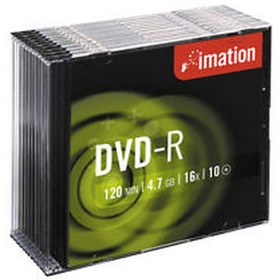 Resim Imation DVD-R 4.7 GB 16X Slim Kutu 10'lu Paket 