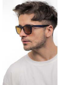 Resim Lunox LNX006 Bruna Lacivert Polarize Unisex Güneş Gözlüğü 