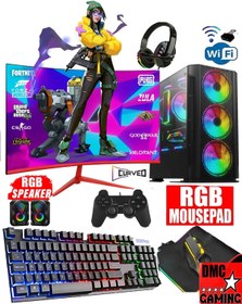 Resim DMC N34 (PUBG,GTA 5) I7-4770 (4.NESİL) 16gb Ram,500gb Hdd 256gb Ssd,rx580,24"oyuncu Masaüstü Bilgisayar 