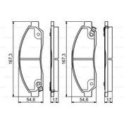 Resim BOSCH 986495159 Fren Balatası Ön D-Max 02-07 