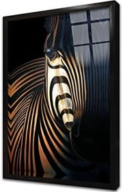 Resim Zebra Çerçeveli Cam Tablo 20x30 cm CB15080 