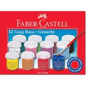 Resim Faber-Castell Guaj Boya Şişe 12 Renk 5170 160401 