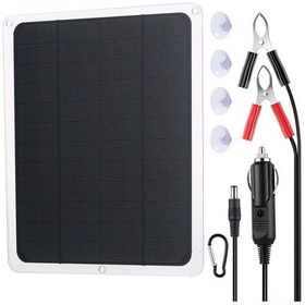 Resim Jeehugo Güneş Enerjili 20w Akıllı Telefon Şarj Cihazı - Su Geçirmez Silikonstrüksiyon İle Araç/inci Gemisi Uyumlu 12v Çıkış 