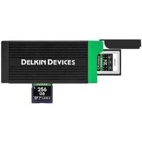 Resim Delkin Devices USB 3.2 CFexpress Type B ve SD UHS-II Hafıza Kartı Okuyucu (DDREADER-56) 