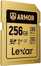 Resim Lexar Profesyonel ARMOR GOLD 256GB UHS-II V60 SDXC Hafıza Kartı 