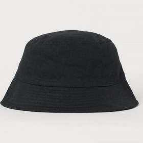 Resim Külah Kadın Premium Pamuklu Siyah Balıkçı Bucket Şapka Siyah Standart 