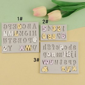 Resim 3 adet/takım Silikon Kalıp, Sayı Üst ve Alt Kasa Harfler Şekilli, Fondan Çikolata Bisküvi Kalıbı, Mutfak El Yapımı Şeker Jöle Puding Kalıbı, Sabun Kokulu Mum Alçı Kalıbı, Mutfak Aksesuarları, Pişirme Araçları, DIY Malzemeleri 