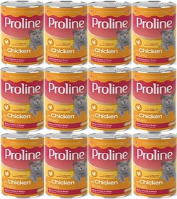 Resim Pro Line Tavuklu Yetişkin Kedi Konservesi 12 x 400 G 