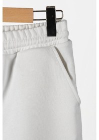 Resim Erkek Beyaz Basic Regular Fit Şort & Bermuda Beyaz 