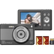 Resim Hallow 1080p Dijital Kamera Dijital Video Kamera Kamera 56mp Mat Siyah 