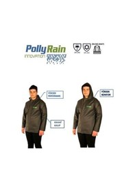 Resim Polly Boot Pvc Ceket Yağmurluk Haki Haki 