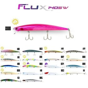 Resim Fujin Flux 140mm 18gr Floating Maket Balık 076 Light Night İwashi 