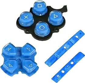 Resim OSTENT Düğmeler Tuş Takımı Seti Sony PSP 3000 Serisi Konsol için Onarım Değiştirme Renk Mavi 